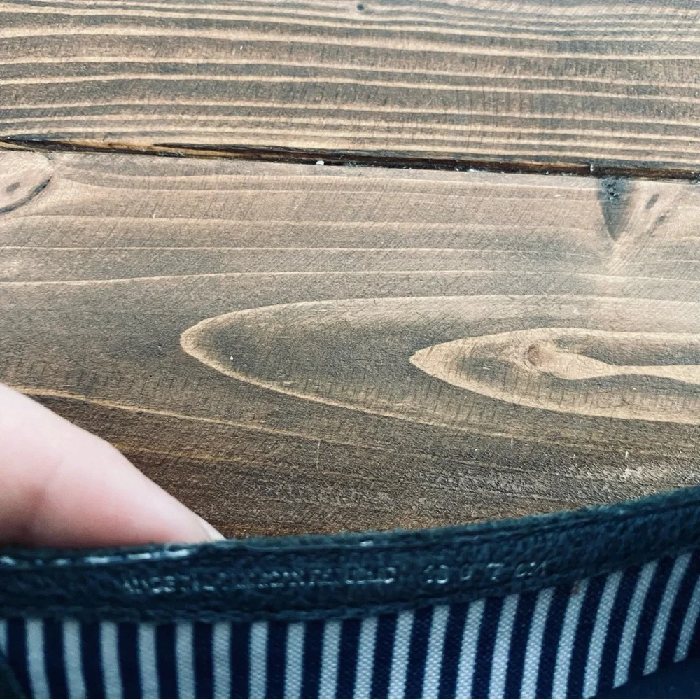 Jack Rogers Reese Suede Anchored Nautical Embroidered Ballet‎ Flats Black Size 6 - Picture 7 of 8